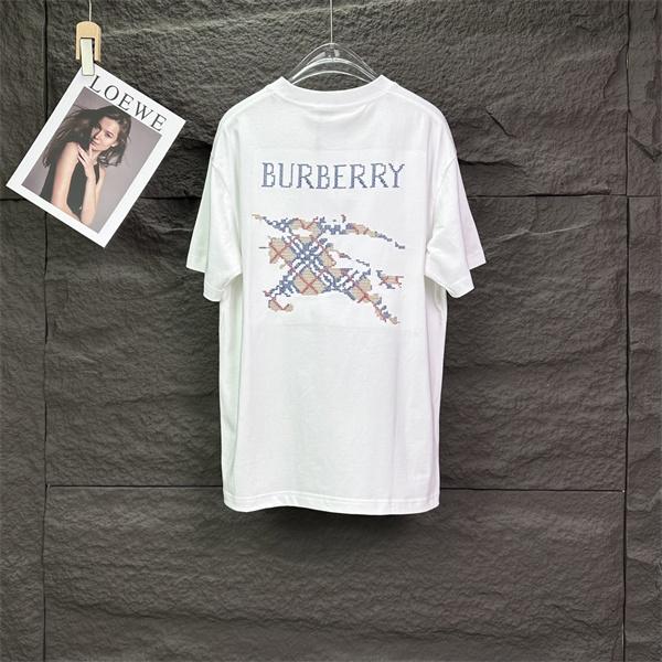 話題商品 半袖Tシャツ BURBERRY バーバリー コピー プリント 滑らか生地 ストリートトップス