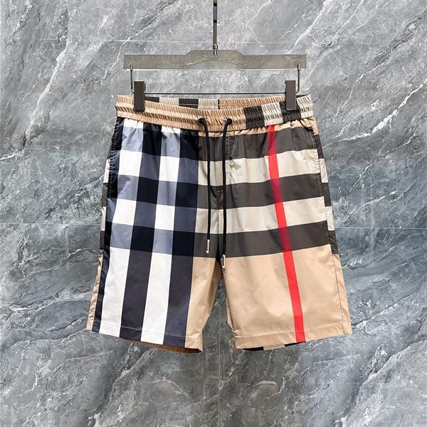 2026新作 BURBERRY バーバリー コピー 人気セレクト ショートパンツ チェック配色 軽量生地