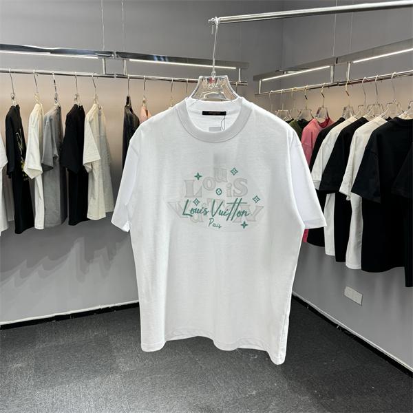 LOUIS VUITTON ルイヴィトン コピー 話題集中 半袖Tシャツ モダン配色 柔軟コットン ストリート