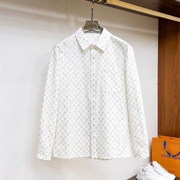 注目人気 LOUIS VUITTON ルイヴィトン コピー 長袖シャツ 胸ポケット仕様 ソフト素材 デイリー