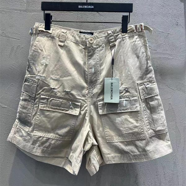 話題商品 BALENCIAGA バレンシアガ スーパーコピー カーゴショートパンツ 多ポケット ミリタリー 夏ボトムス