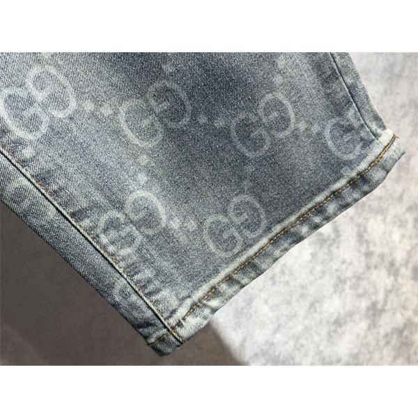 2026新作 人気急伸 デニムパンツ モノグラム  立体裁断 トレンド GUCCI グッチ コピー