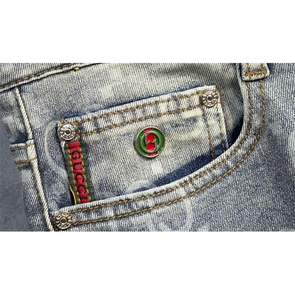 2026新作 人気急伸 デニムパンツ モノグラム  立体裁断 トレンド GUCCI グッチ コピー