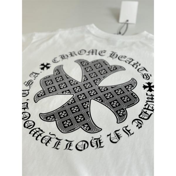 CHROME HEARTS クロムハーツ スーパーコピー 新作 ブラック ミニロゴ トレンドスタイル 半袖Tシャツ