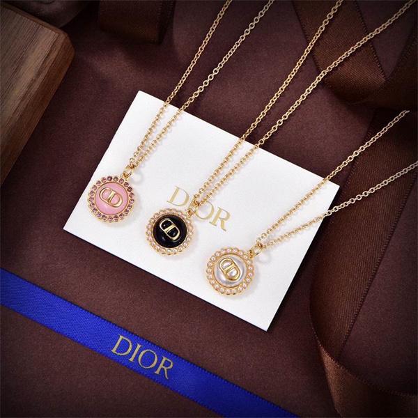 新登場 ラインストーン装飾 DIOR ディオール コピー エレガント レディース ネックレス