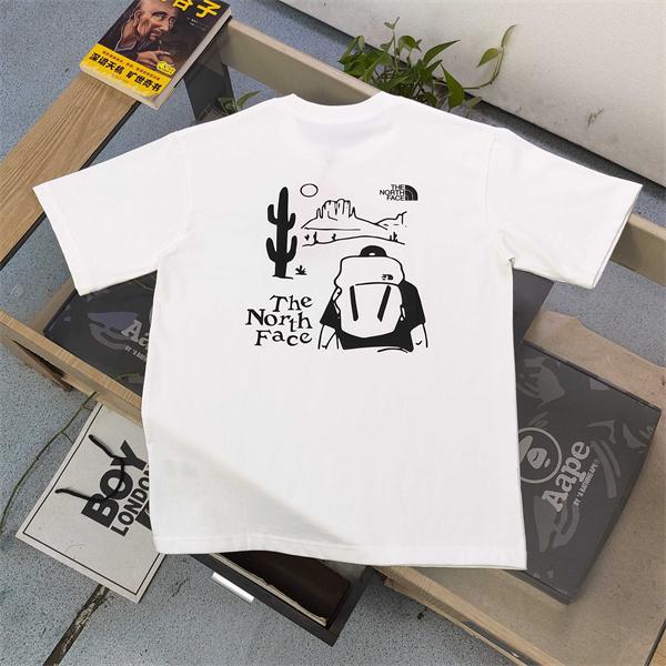 THE NORTH FACE ザノースフェイス コピー 人気高騰 ホワイト ベーシックデザイン シンプルカジュアル Tシャツ