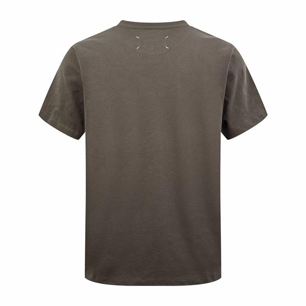 Maison Margiela メゾン マルジェラ コピー 話題集中 ベージュ アートテイスト モードカジュアル 半袖Tシャツ