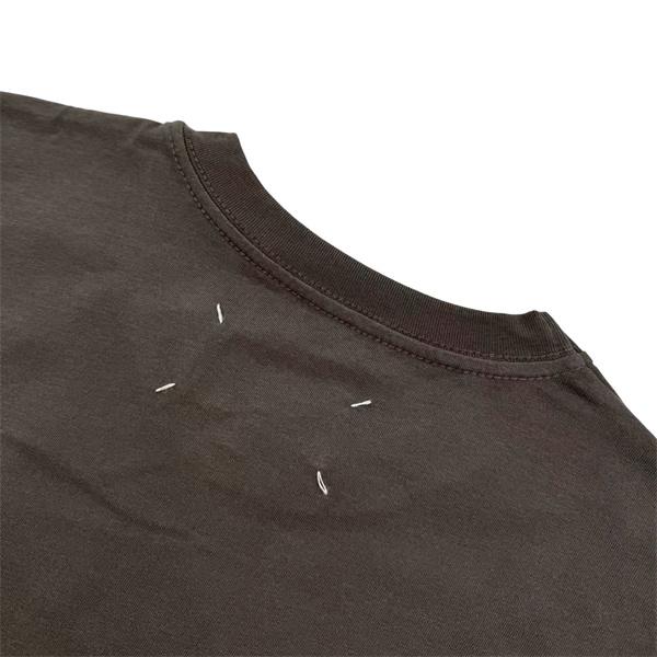 Maison Margiela メゾン マルジェラ コピー 話題集中 ベージュ アートテイスト モードカジュアル 半袖Tシャツ