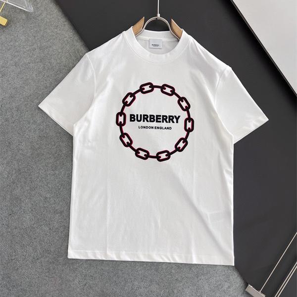  BURBERRY バーバリー コピー 注目沸騰 ホワイト  ストリート 半袖Tシャツ プレミアム おすすめ 