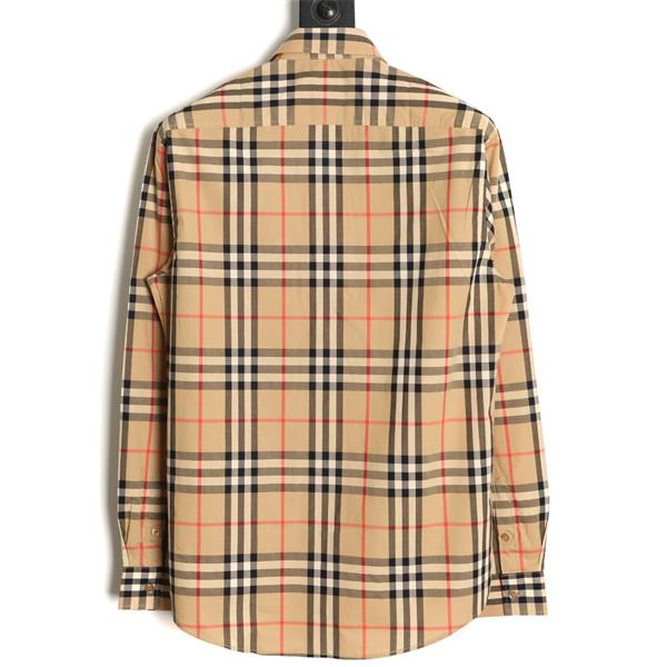 トレンド上昇 ベージュ チェック柄 BURBERRY バーバリー スーパーコピー クラシック エレガンス 長袖シャツ