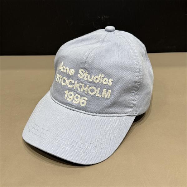 ACNE STUDIOS アクネ ストゥディオズ コピー 刺繍ロゴ キャップ コットン素材 シンプル 多色展開 ストリート