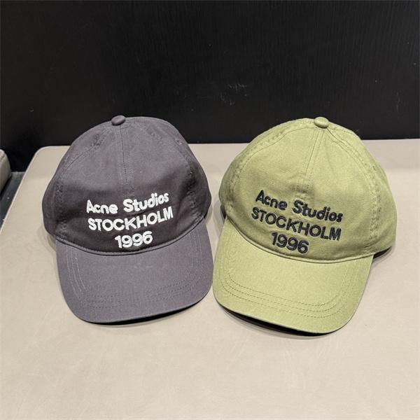 ACNE STUDIOS アクネ ストゥディオズ コピー 刺繍ロゴ キャップ コットン素材 シンプル 多色展開 ストリート
