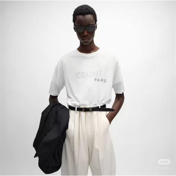 ☆エレガント☆CELINE セリーヌ 半袖tシャツコピー2026トレンド新作☆ユニセックス柔らかい生地