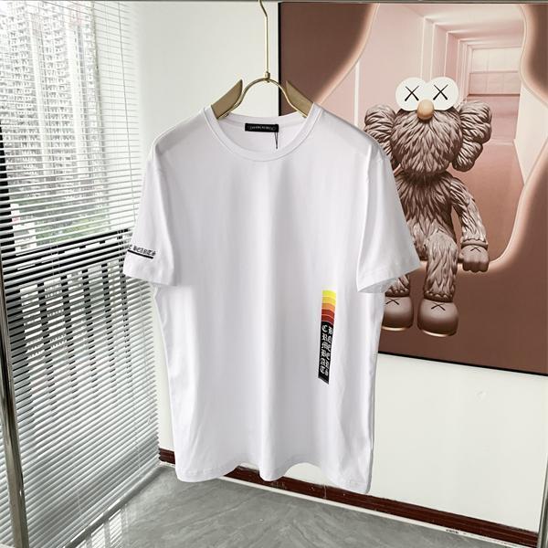 シンプル ホワイト 半袖 Tシャツ CHROME HEARTS ミニマル 韓国風 カジュアル クロムハーツ コピー