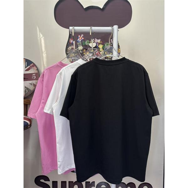 MIUMIU 可愛い Tシャツ ブラック ミュウミュウ コピー 半袖 ビッグロゴ 韓国風 カジュアル 存在感抜群