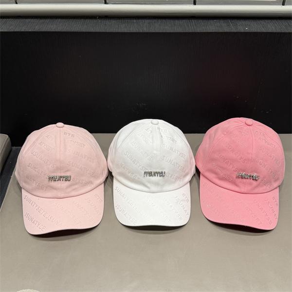 人気 キャップ カラバリ豊富 パステル シンプル 小顔効果 ミュウミュウ コピー ストリート MIUMIU  