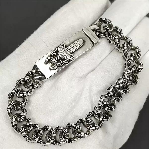 お洒落2色♥クロムハーツブレスレットコピーCHROME HEARTS アクセサリー人気ゴールド色☆シルバー