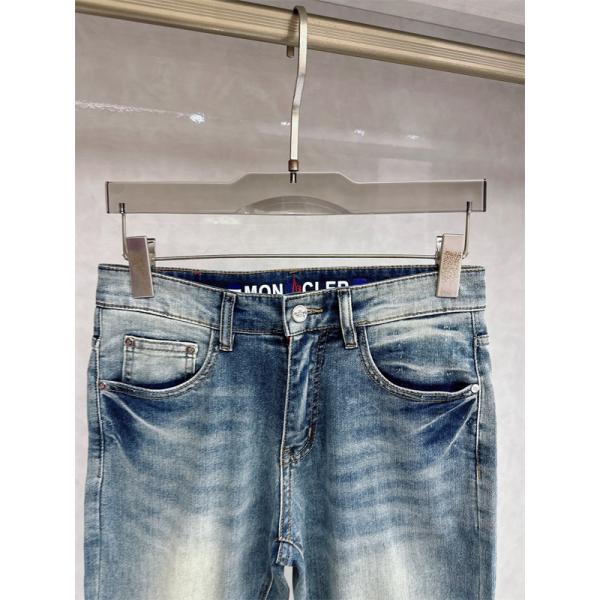 MONCLER デニムパンツ モンクレール スーパーコピー ヴィンテージ加工 カジュアル おしゃれ