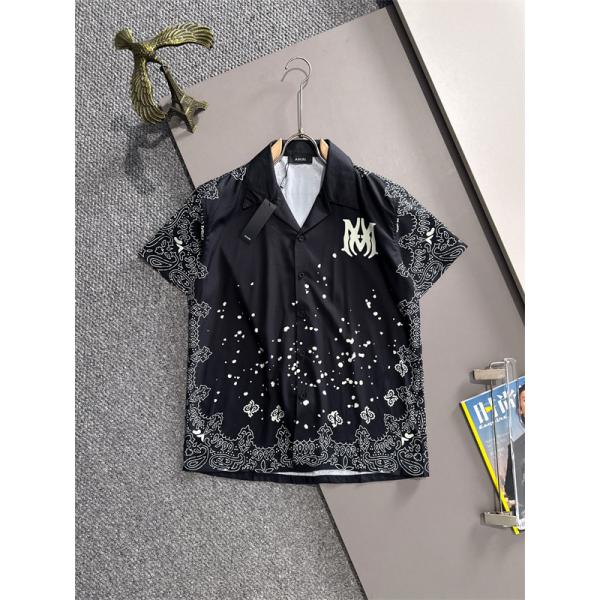 AMIRI セットアップ シャツ ハーフパンツ モード系 軽量 夏コーデ