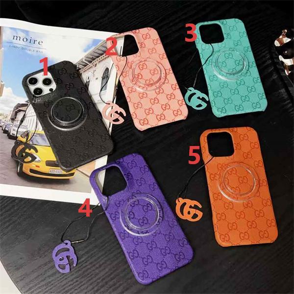 GUCCI コピー iphone17 スマホケース マグネット対応 グッチ リング付き  落下防止 高級感