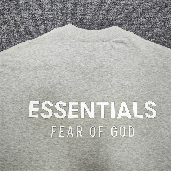 ユニセックス エッセンシャルズ コピー 半袖カットソー ESSENTIALS ミニロゴ 無地風デザイン 上品シンプル