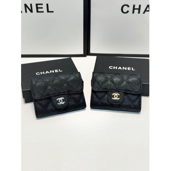 コインケース シャネル  スーパーコピー  ブラック レザー 小さめ ミニ財布 高級感 CHANEL