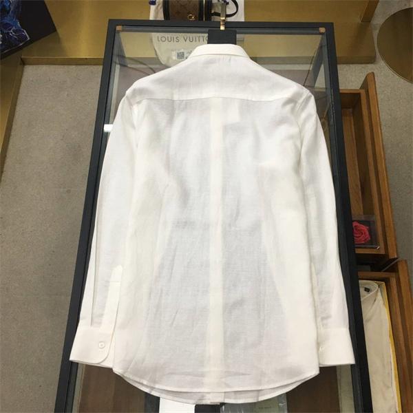 Berluti スリムシルエット ベルルッティ スーパーコピー シャツ ブラウン フロントボタン 上品 シンプル モード