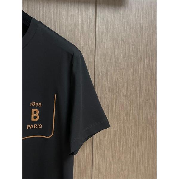 プリント 半袖Tシャツ ホワイト ベルルッティ スーパーコピー ブラック バイカラー モード系 高見え Berluti