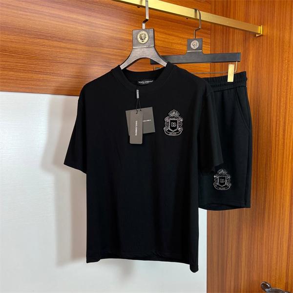  ドルチェ＆ガッバーナ スーパーコピー セットアップ ロゴ刺繍 カジュアル Dolce&Gabbana スポーツ 上下セット