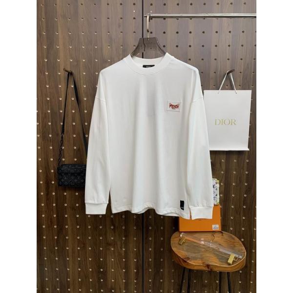 フェンディ ロングｔコピー男性用使いやすさ抜群クルーネックスタイリング ファッション