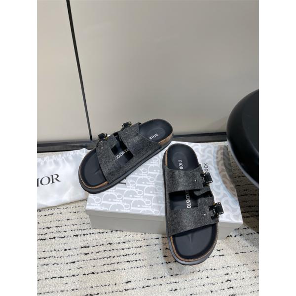 Dior×BIRKENSTOCK Savoir-Faire.Tokioディオールサンダルコピー大人気 ブラック コーデ 激安
