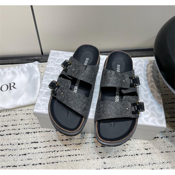 Dior×BIRKENSTOCK Savoir-Faire.Tokioディオールサンダルコピー大人気 ブラック コーデ 激安
