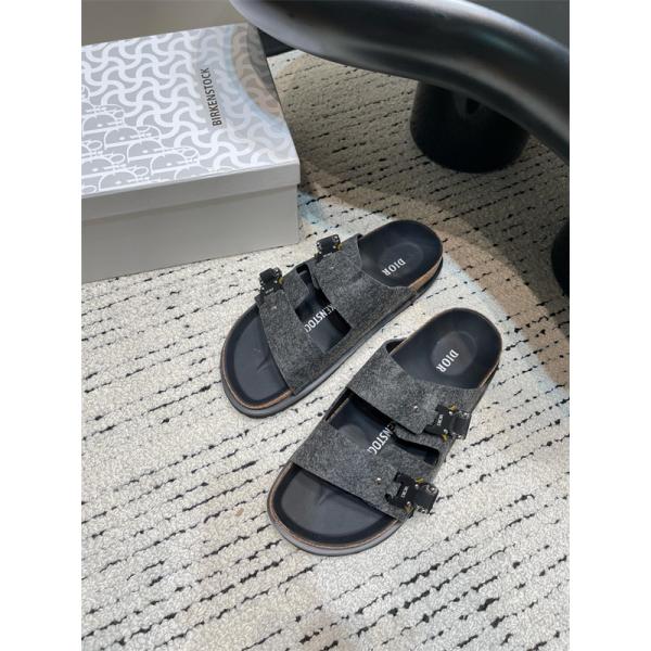 Dior×BIRKENSTOCK Savoir-Faire.Tokioディオールサンダルコピー大人気 ブラック コーデ 激安
