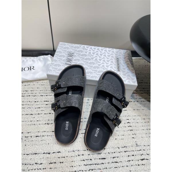 Dior×BIRKENSTOCK Savoir-Faire.Tokioディオールサンダルコピー大人気 ブラック コーデ 激安