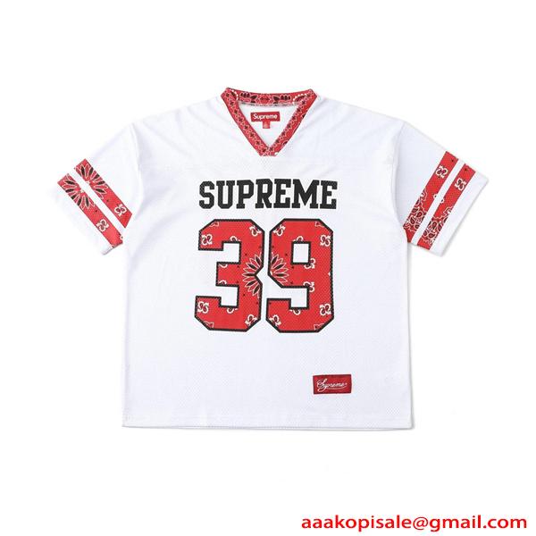 SUPREME 半袖Tシャツ シュプリーム コピー メッシュ素材 プリント 通気