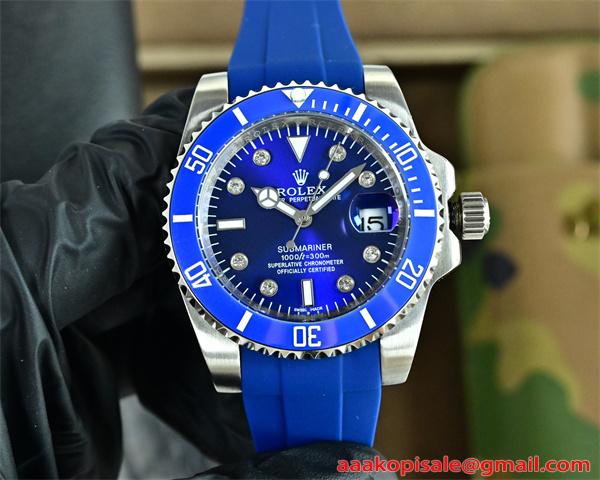 腕時計 メンズ ダイバー風 ブルーダイヤル 40mm 防水 ROLEX カジュアル ロレックス スーパーコピー