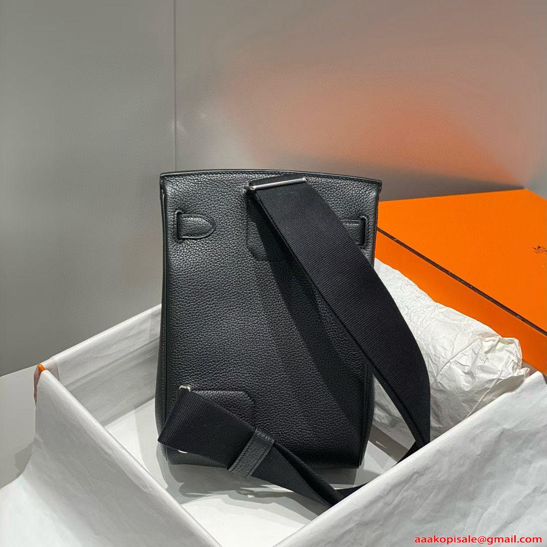 バッグ メンズ エルメス スーパーコピー ミニショルダー シンプル無地 高級感 モード系 Hermès