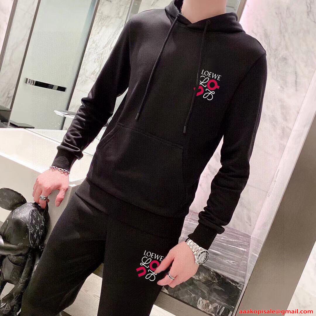 セットアップ メンズ 上下セット LOEWE パーカー ジョガーパンツ