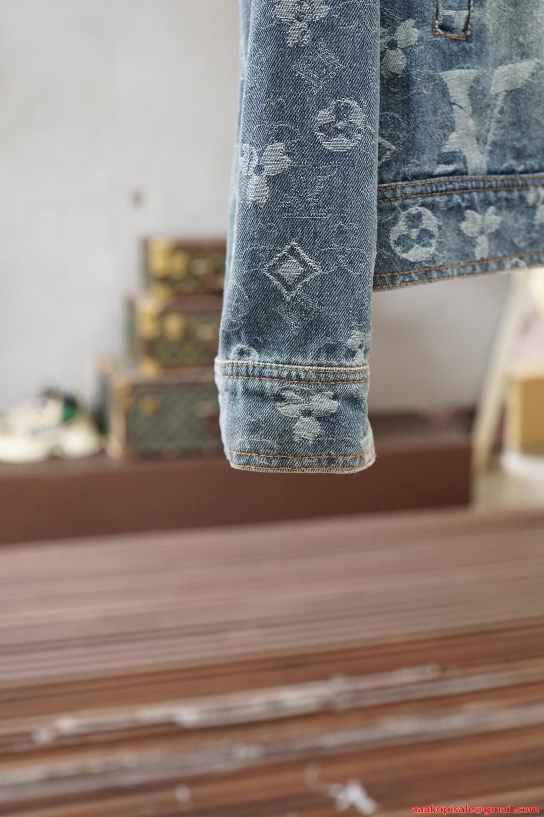 ルイヴィトン スーパーコピー デニムジャケット メンズ  クラシックシルエット 秋冬対応 重厚感 LOUIS VUITTON