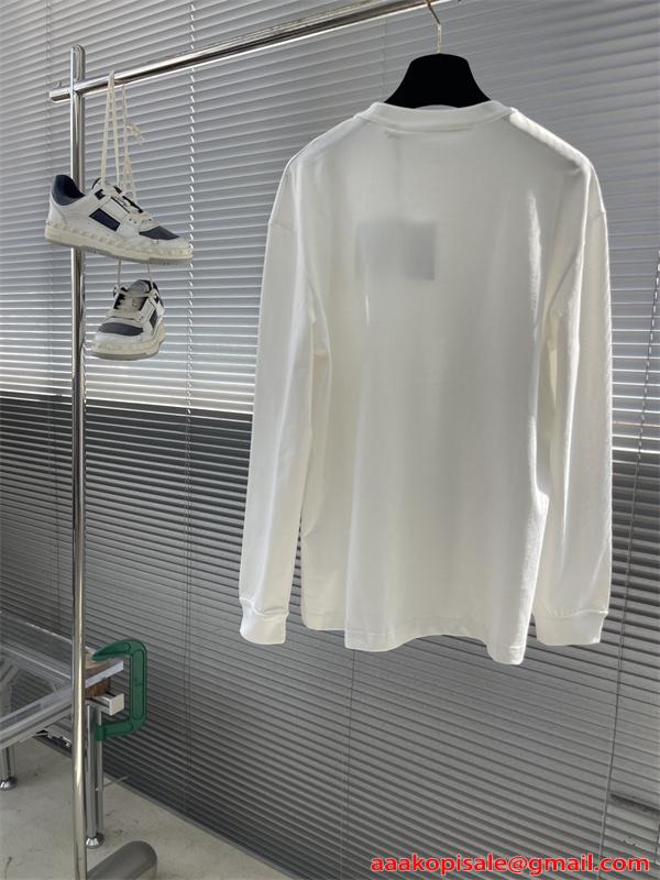 アレキサンダーワン コピー 長袖Tシャツ 無地 シンプル クルーネック Alexander wang ゆったり カジュアル万能