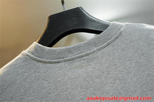 Tシャツ シンプルロゴ クルーネック アレキサンダーワン コピー ゆったりシルエット カジュアル Alexander wang
