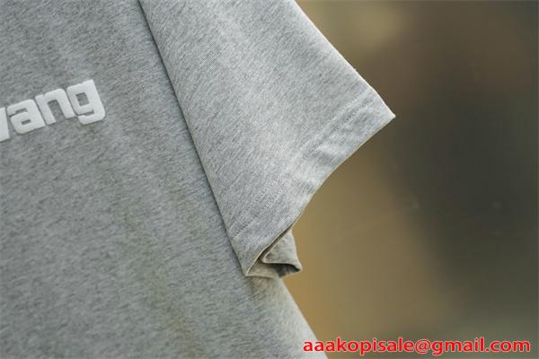 Tシャツ シンプルロゴ クルーネック アレキサンダーワン コピー ゆったりシルエット カジュアル Alexander wang