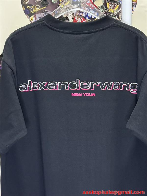 Tシャツ Alexander wang カラープリント アレキサンダーワン コピー