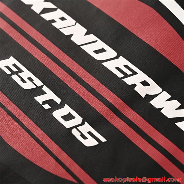 長袖Tシャツ スポーツ風ロゴ Alexander wang リラックスフィット デイリーウェア アレキサンダーワン コピー