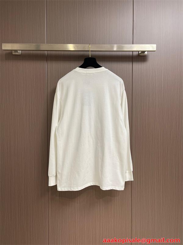 長袖Tシャツ Alexander wang ミニロゴ アレキサンダーワン コピー クリーンスタイル ゆったりシルエット 春秋