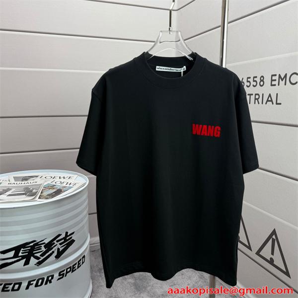 Tシャツ メンズ ワンポイント シンプル アレキサンダーワン コピー Alexander wang ストリート カジュアル