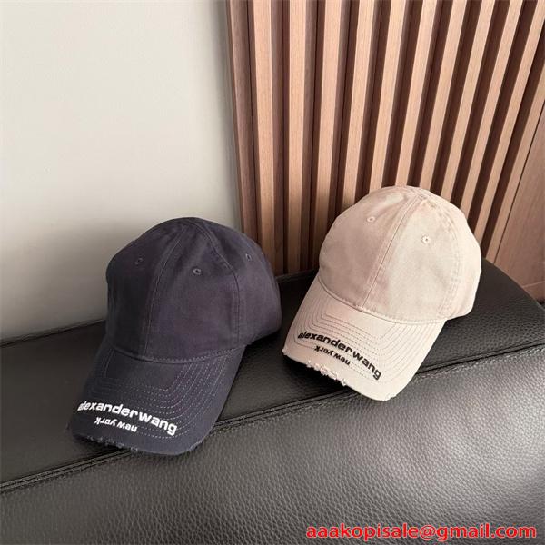  キャップ ウォッシュ加工 シンプル 軽量設計 ストリート Alexander wang 定番 アレキサンダーワン コピー