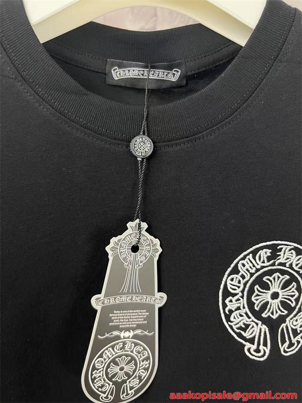 タンクトップ 激安 クロムハーツ コピー ブラック 刺繍デザイン クロスモチーフ ノースリーブ カジュアル CHROME HEARTS ストリート ゆったり シルエット 快適 夏 メンズ 