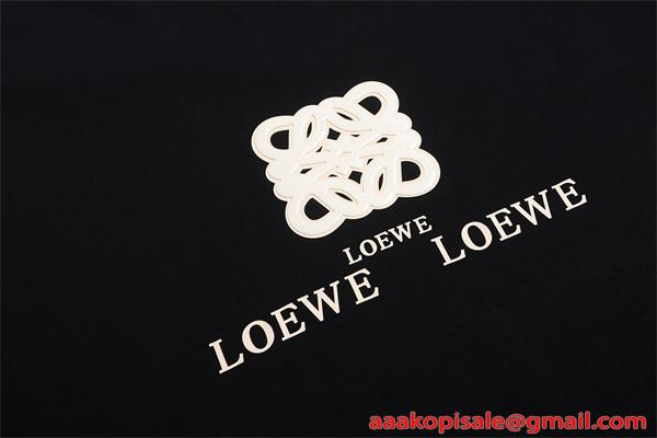 激安 半袖Tシャツ メンズ ロエベ コピー LOEWE アナグラムロゴ 立体プリント クルーネック シンプル 高級感 コットン素材 夏