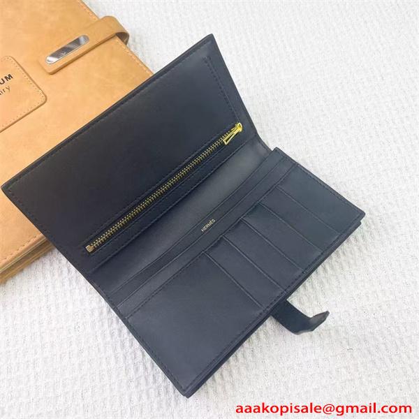 エルメス Hermes コピー クロコ型押し 長財布 H金具 ベアンウォレット 多色展開 レディース レザー 大容量 上品デザイン